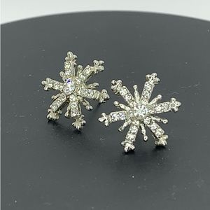 Snowflake CZ Earrings